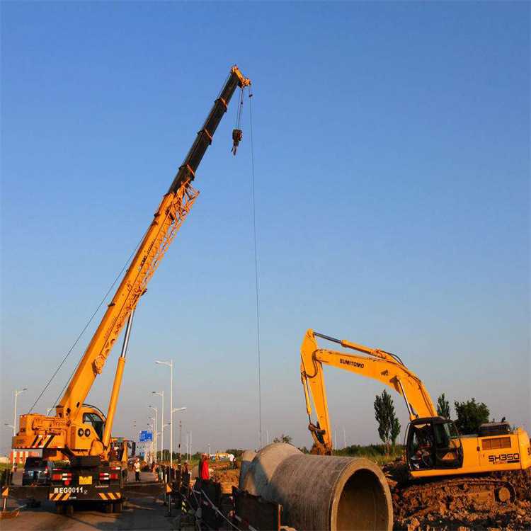 龙口25吨吊车吊8吨,最远吊多少米